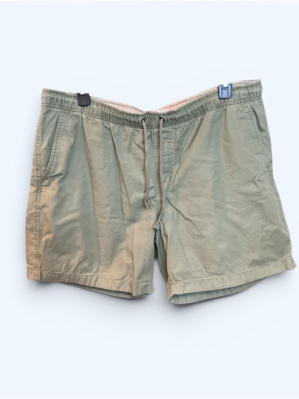 L.L.Bean Classic Fit Drawstring Shorts in Olive, XXL